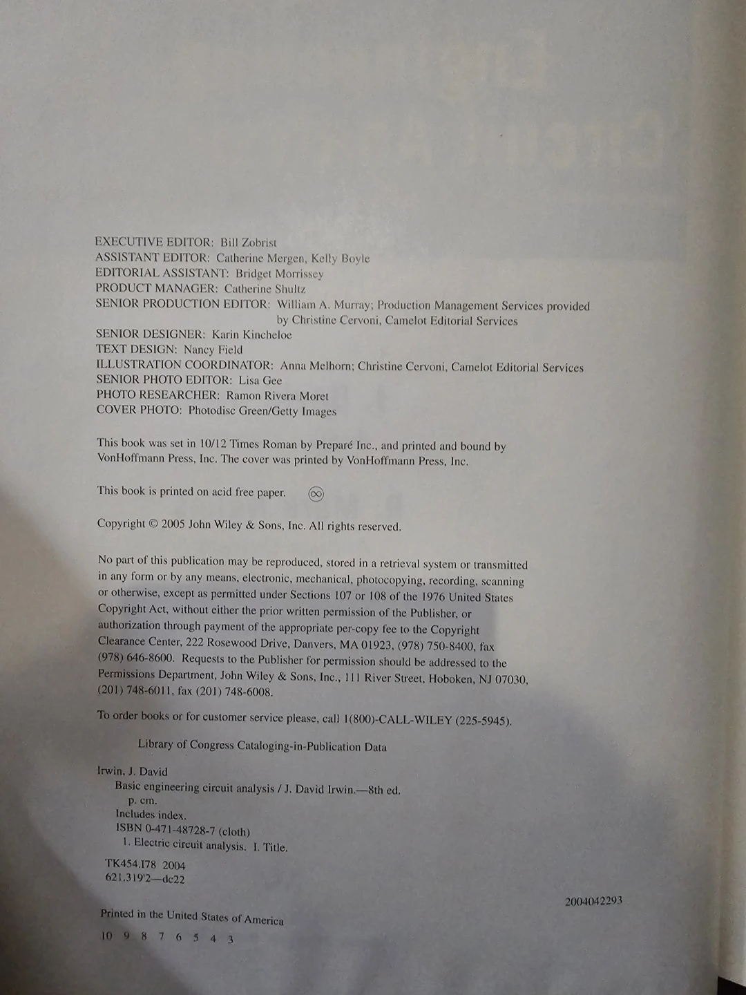 Basic Engineering Circuit Analysis 8th Edition - photo 2