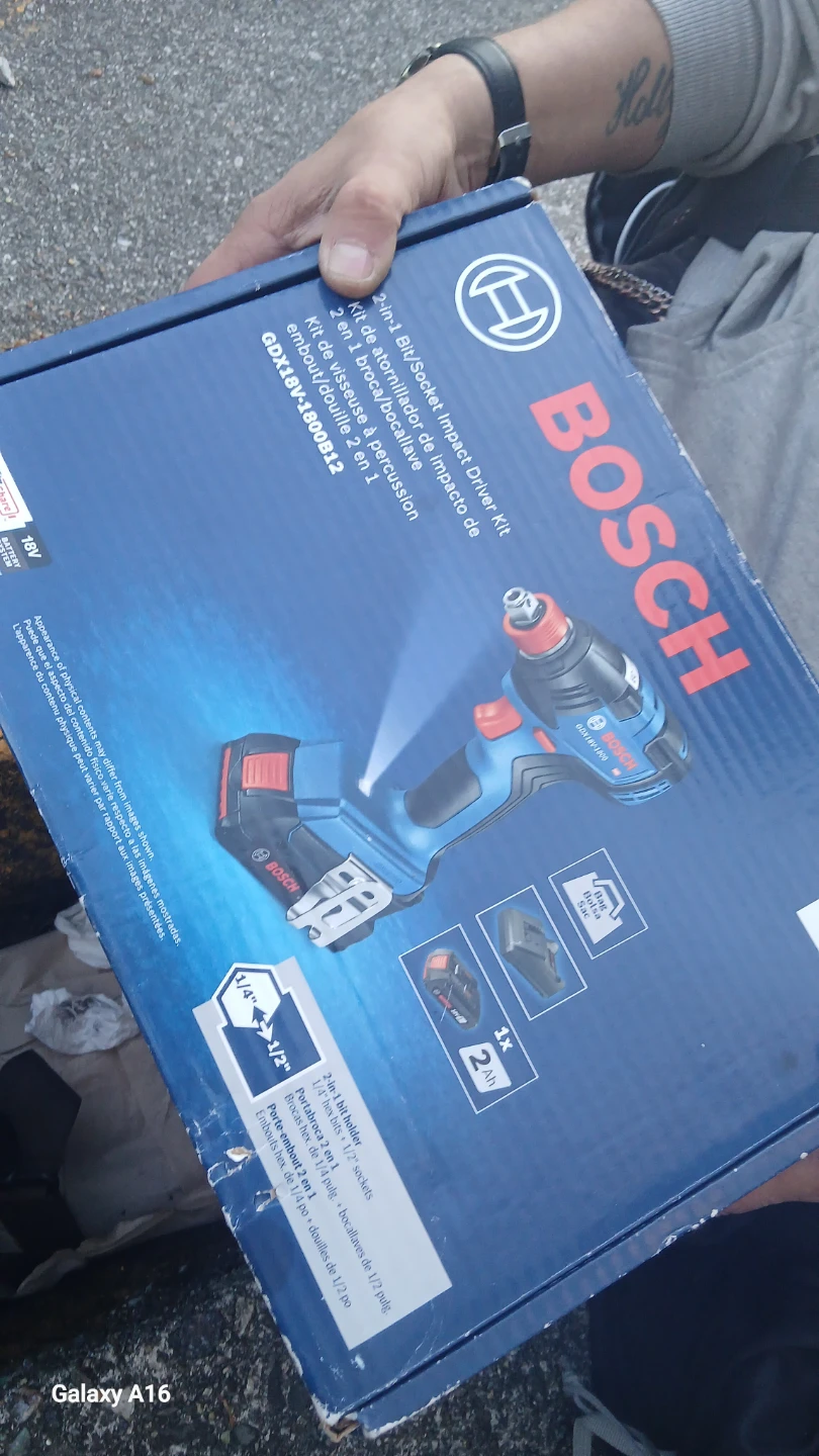 Bosch 2-in-1 Impact Driver Kit GDX18V-1800B12