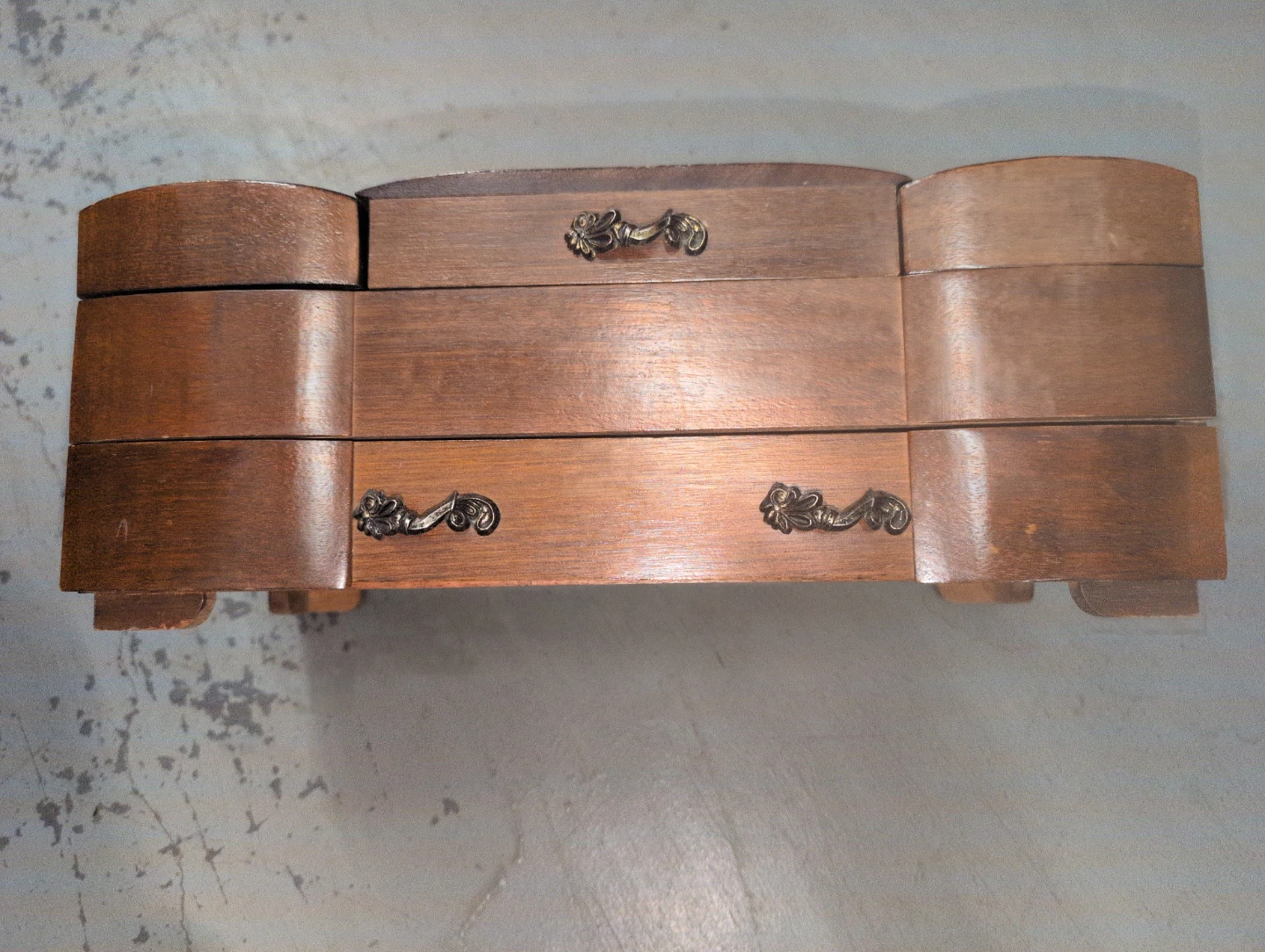 Wooden Jewellery Box with Mirror - photo 4