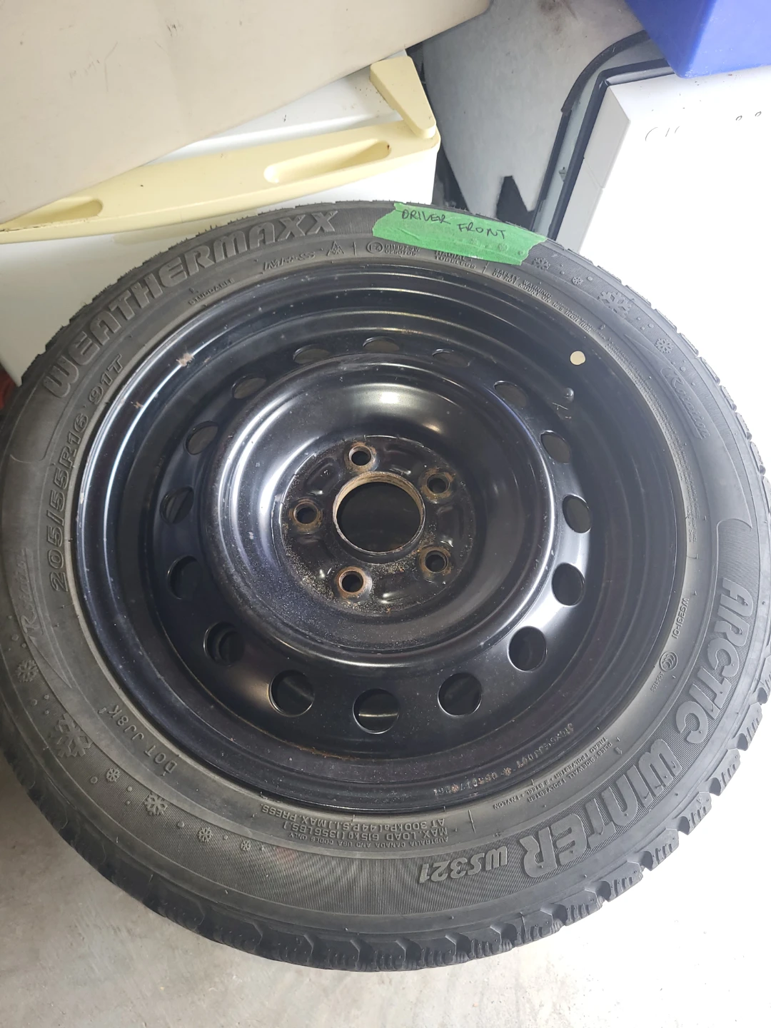 4x Arctic Winter Tires on Rims - photo 3