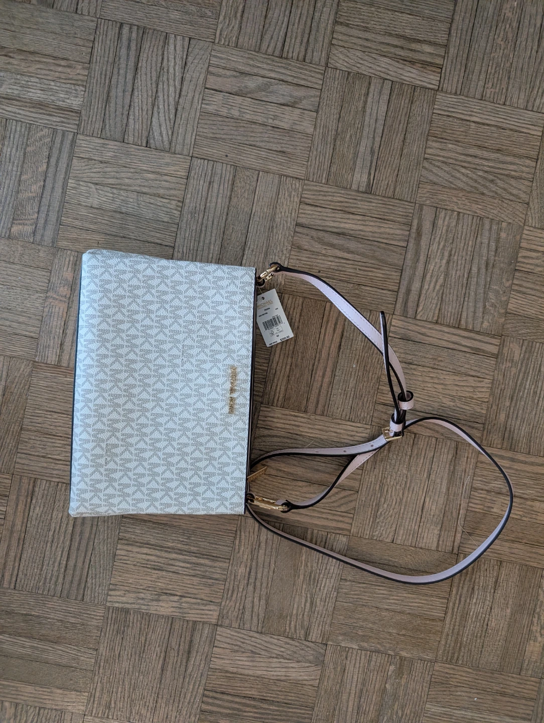 Michael Kors Trisha MK Logo Crossbody Bag