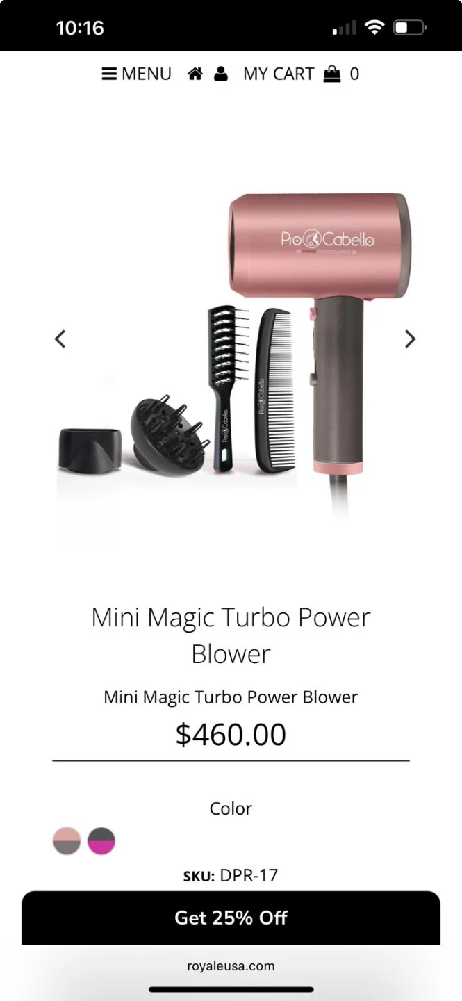 Pro Cabello Mini Magic Turbo Power Blower - photo 3