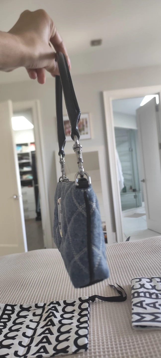 Marc Jacobs Quilted Denim Shoulder Bag - photo 4