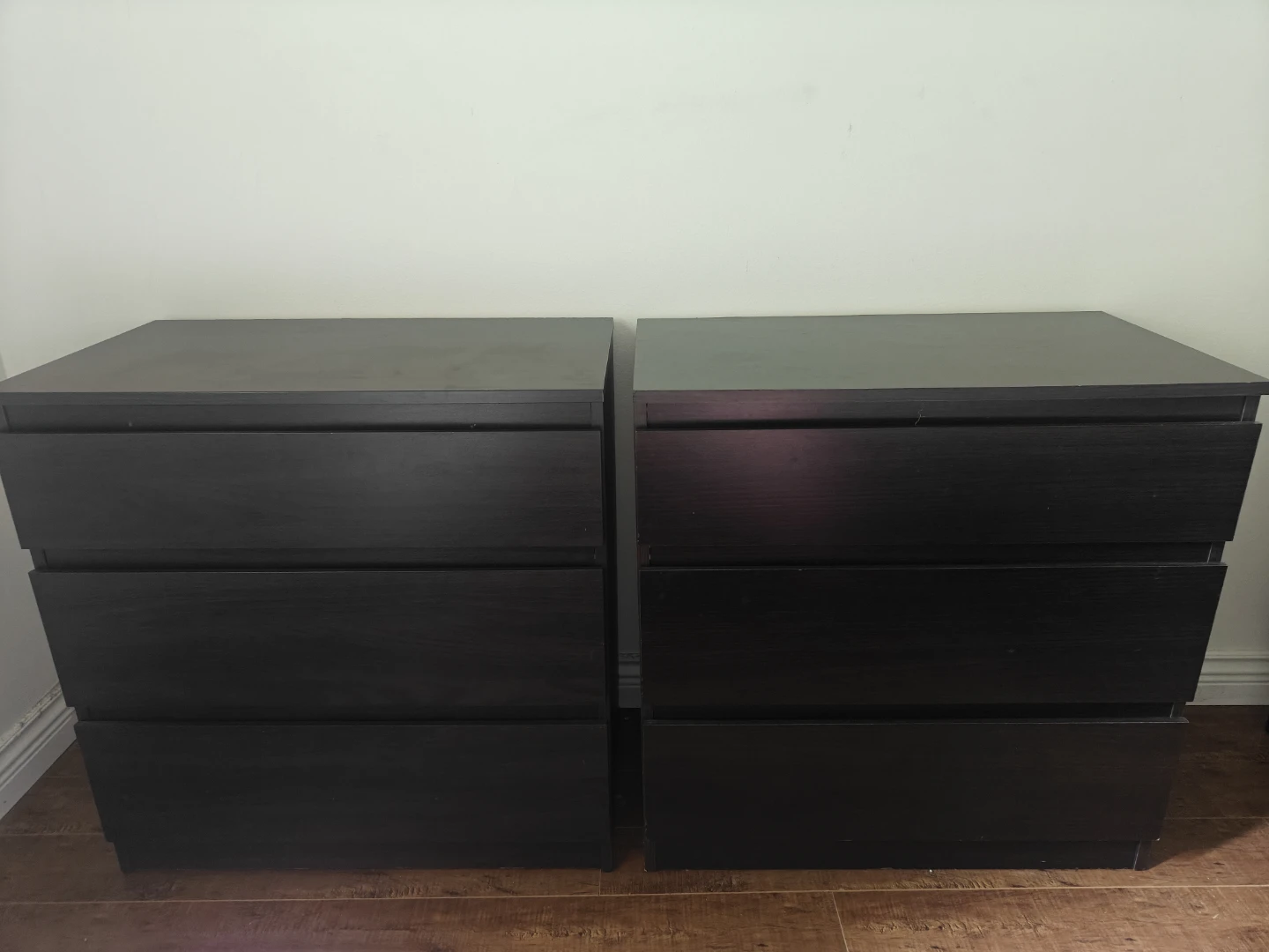 3-Drawer Chest of Drawers - Dark Brown
