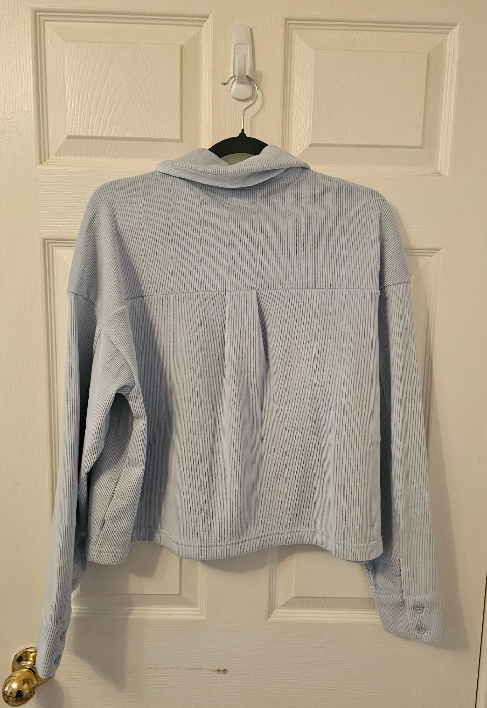 Blue Mondetta Women's Cropped Couduroy Textured Top - photo 2