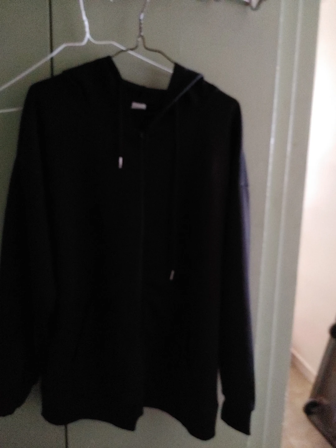 Black Graphic Hoodie - Size L