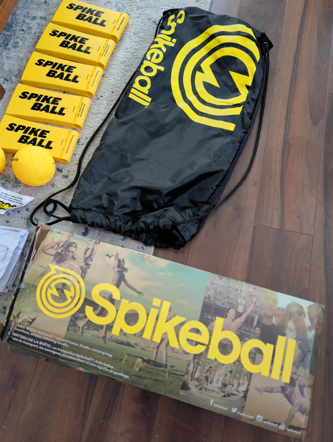 Spikeball Set with Bag and Extra Balls