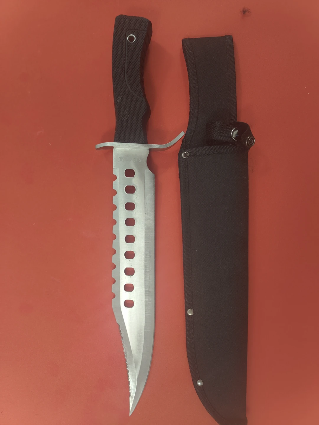 Large Bowie Knife with Sheath - photo 3