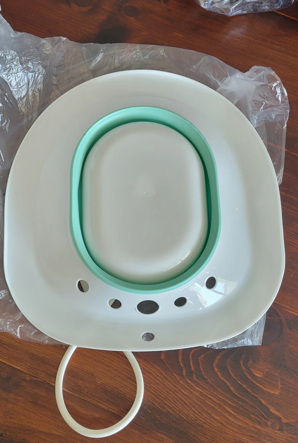 Brand-new, Never-used Collapsible Sitz Bath with Flusher - photo 3