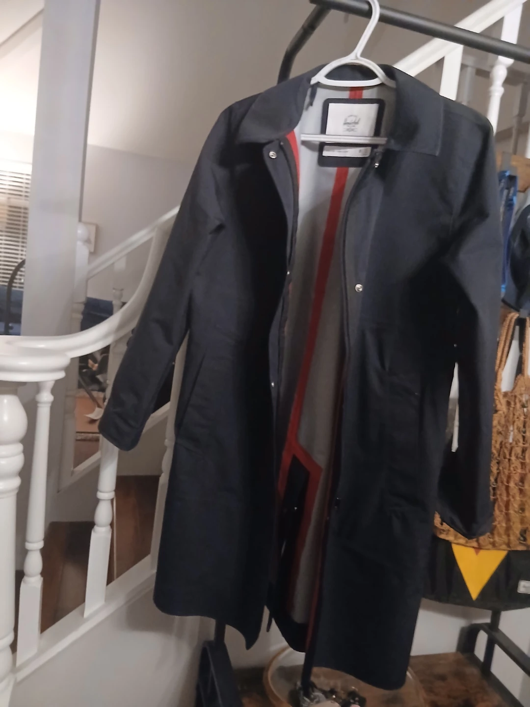 Herschel Supply Co. Black Rain Jacket Size S