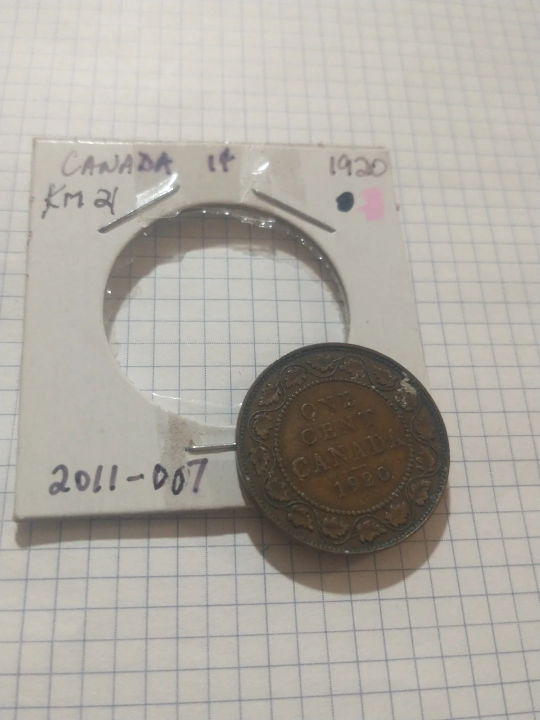 1920 Canada One Cent Coin - photo 5