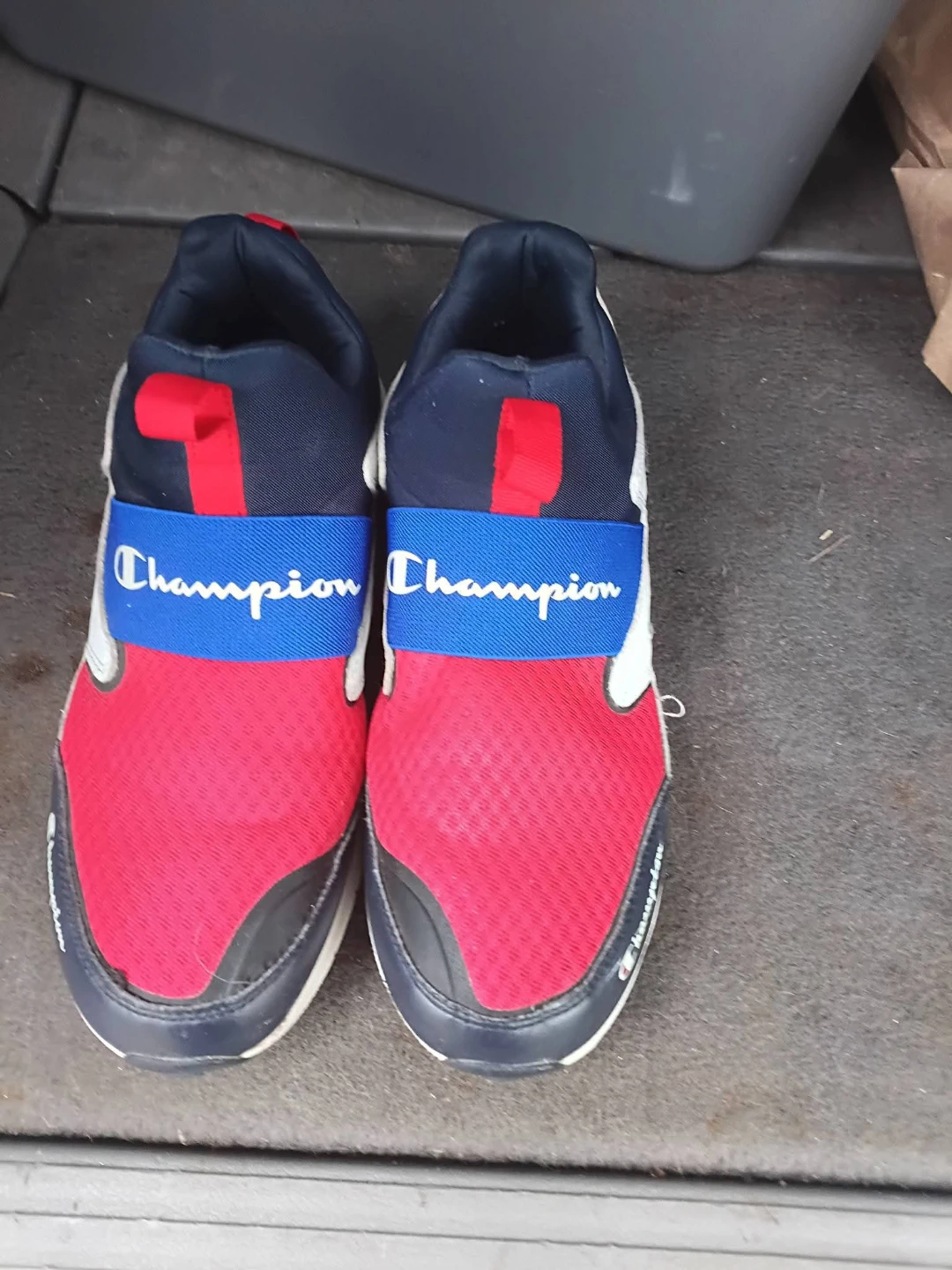 Champion Slip-On Shoes Red/Blue/White