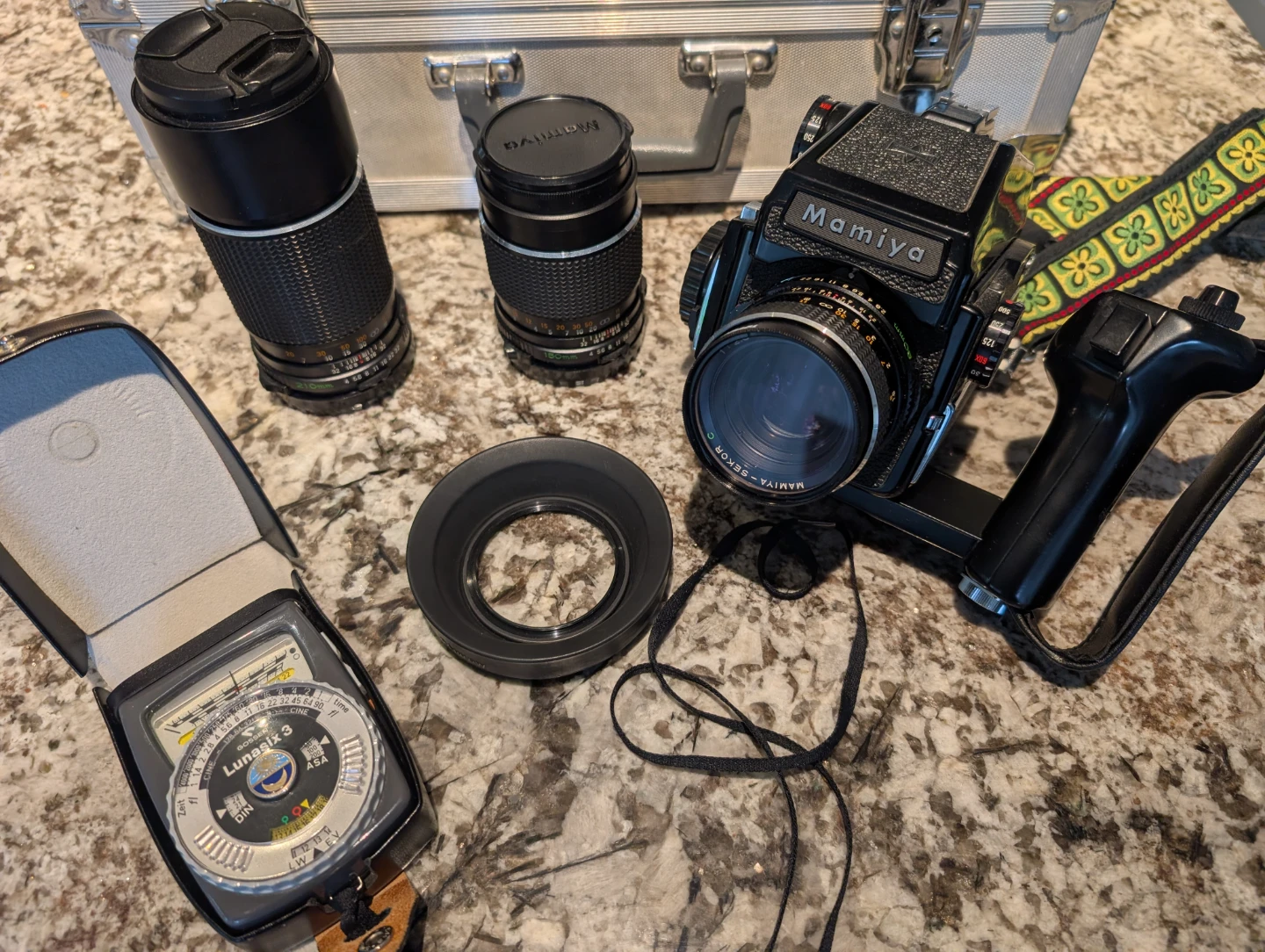 Mamiya M645 Camera Bundle with Multiple Lenses and Accessories