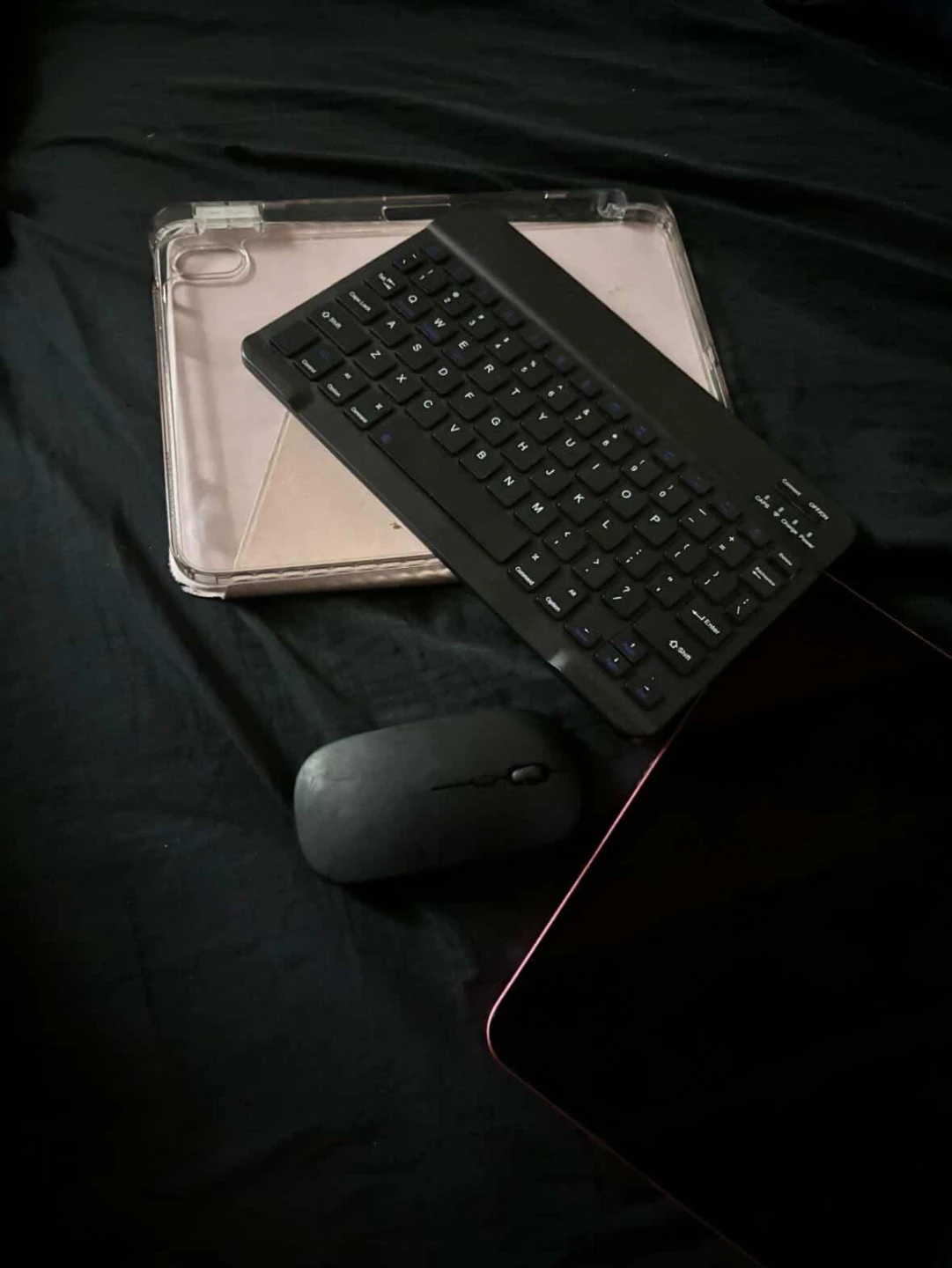 Pink Apple iPad a16 2025 with Keyboard and Mouse - photo 4
