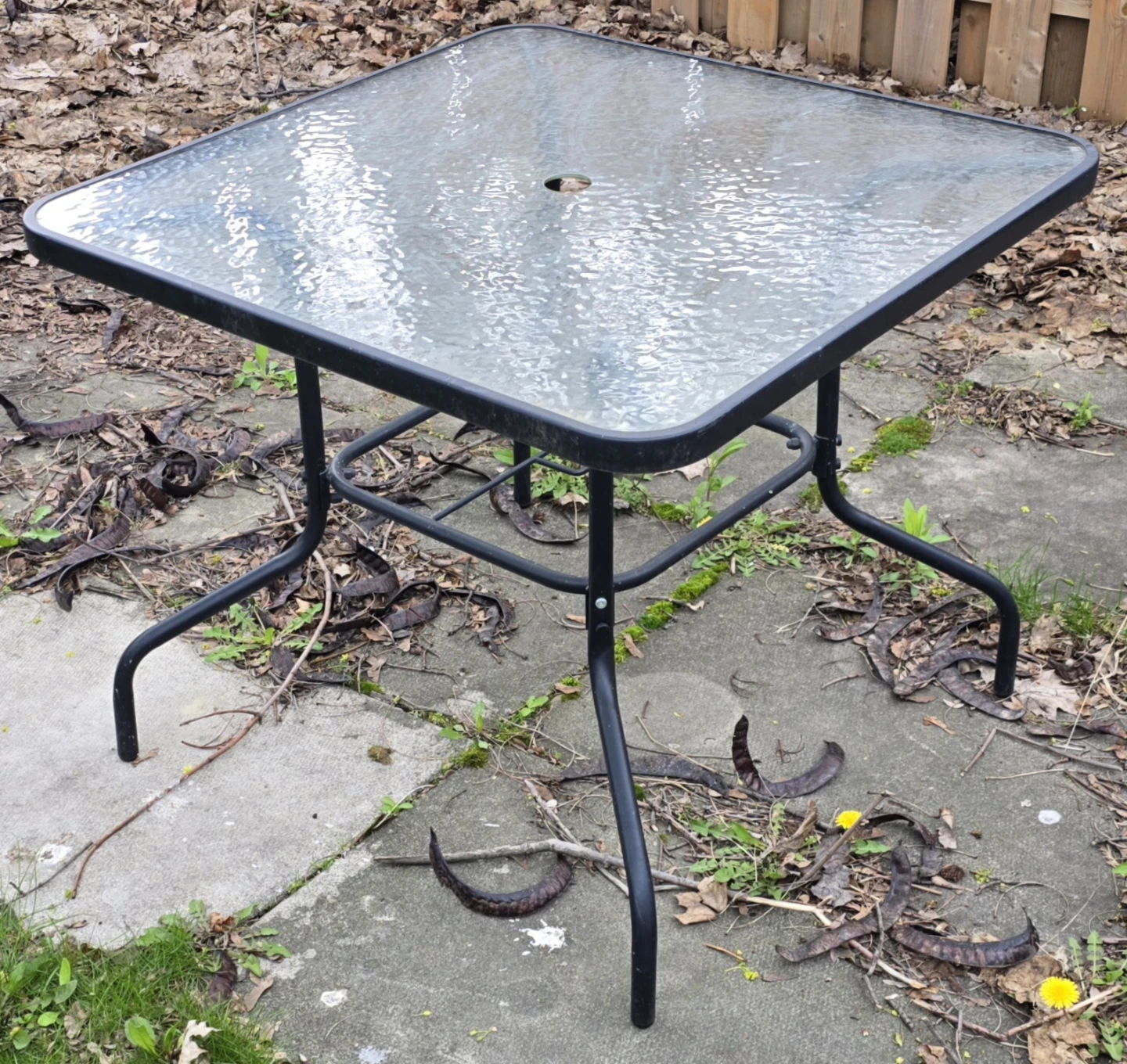 Glass Top Patio Table - photo 3
