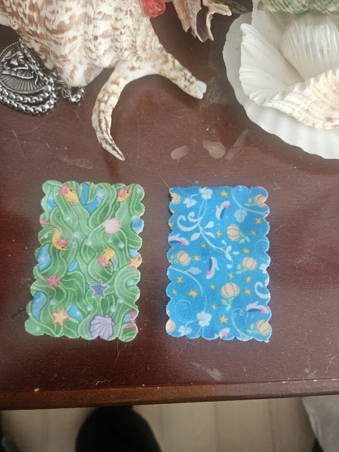 Iso  more ...Fabric Swatches - Mermaid & Cinderella Prints