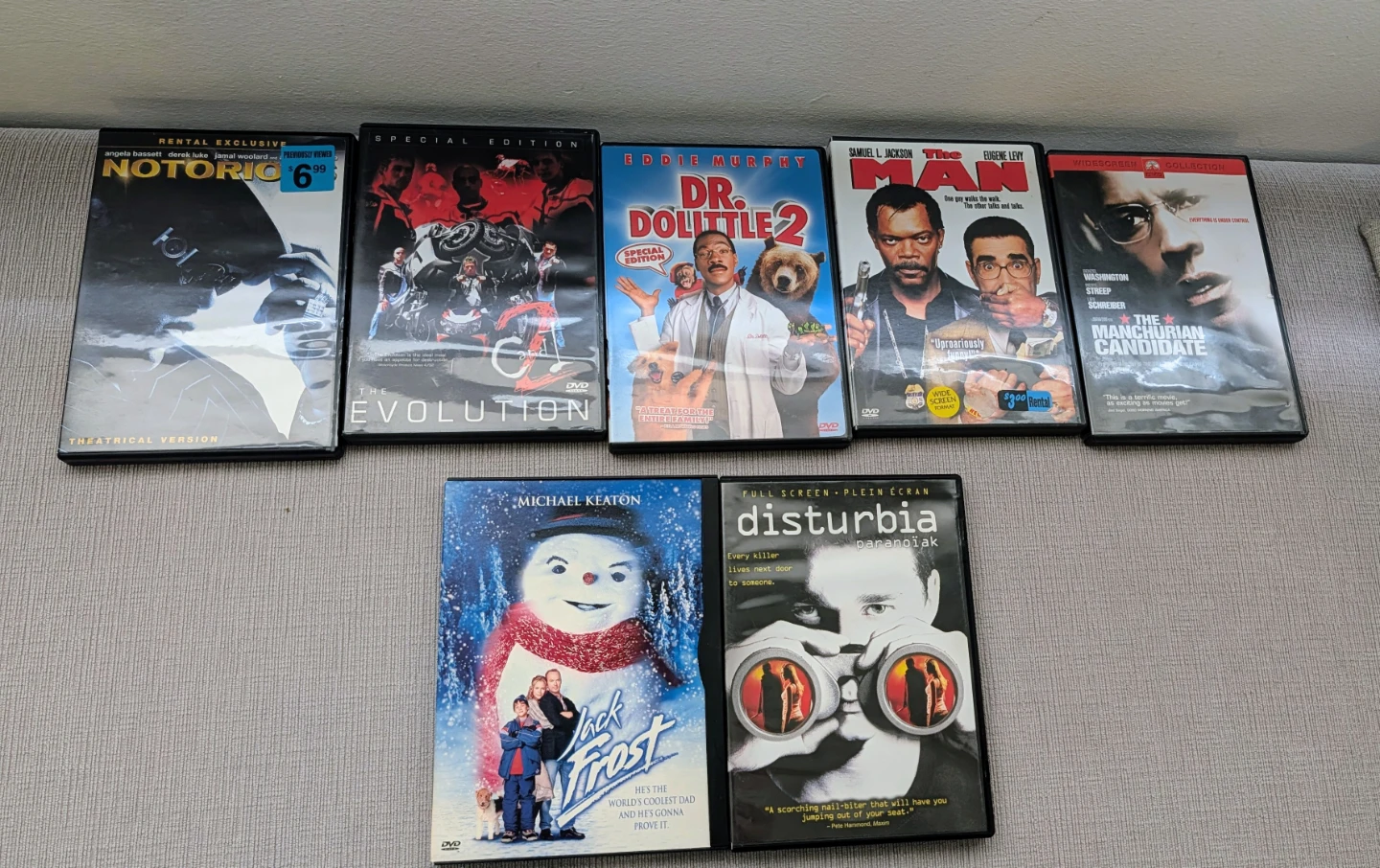 Collection of 7 DVDs