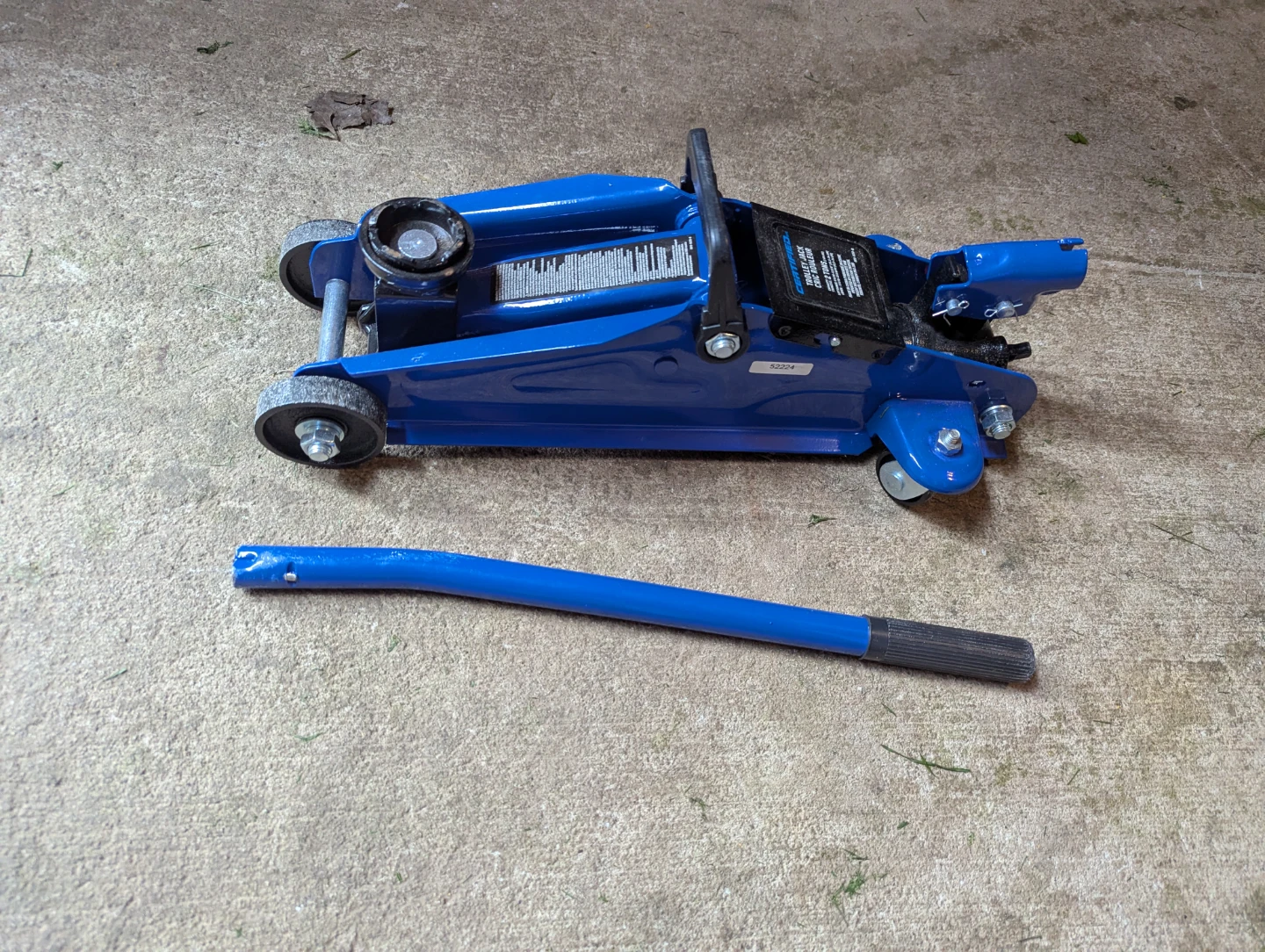 CENTRAL PNEUMATIC TROLLEY JACK 2 TON