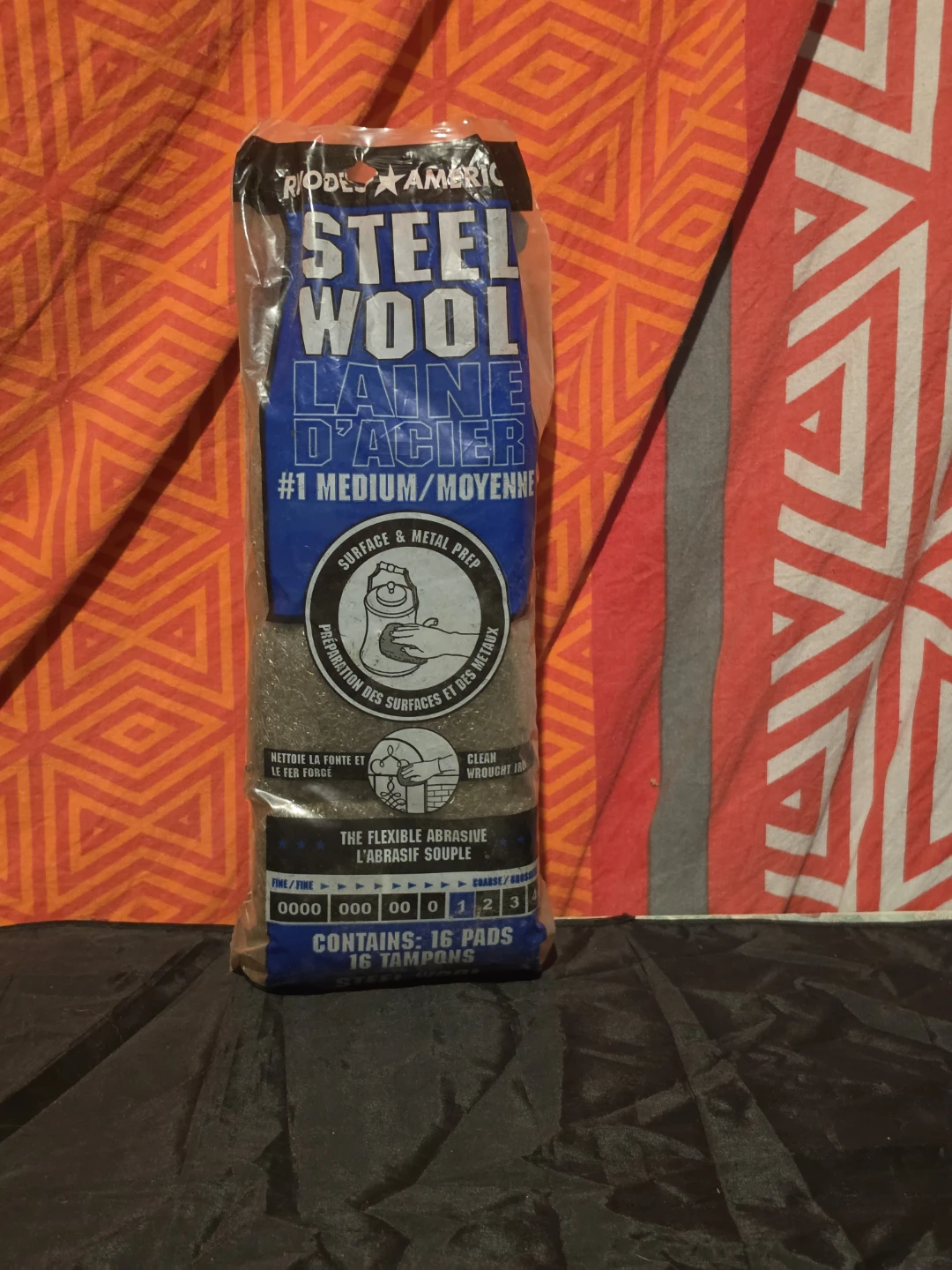 Rhodes American Steel Wool #1 Medium 16 Pads - photo 2