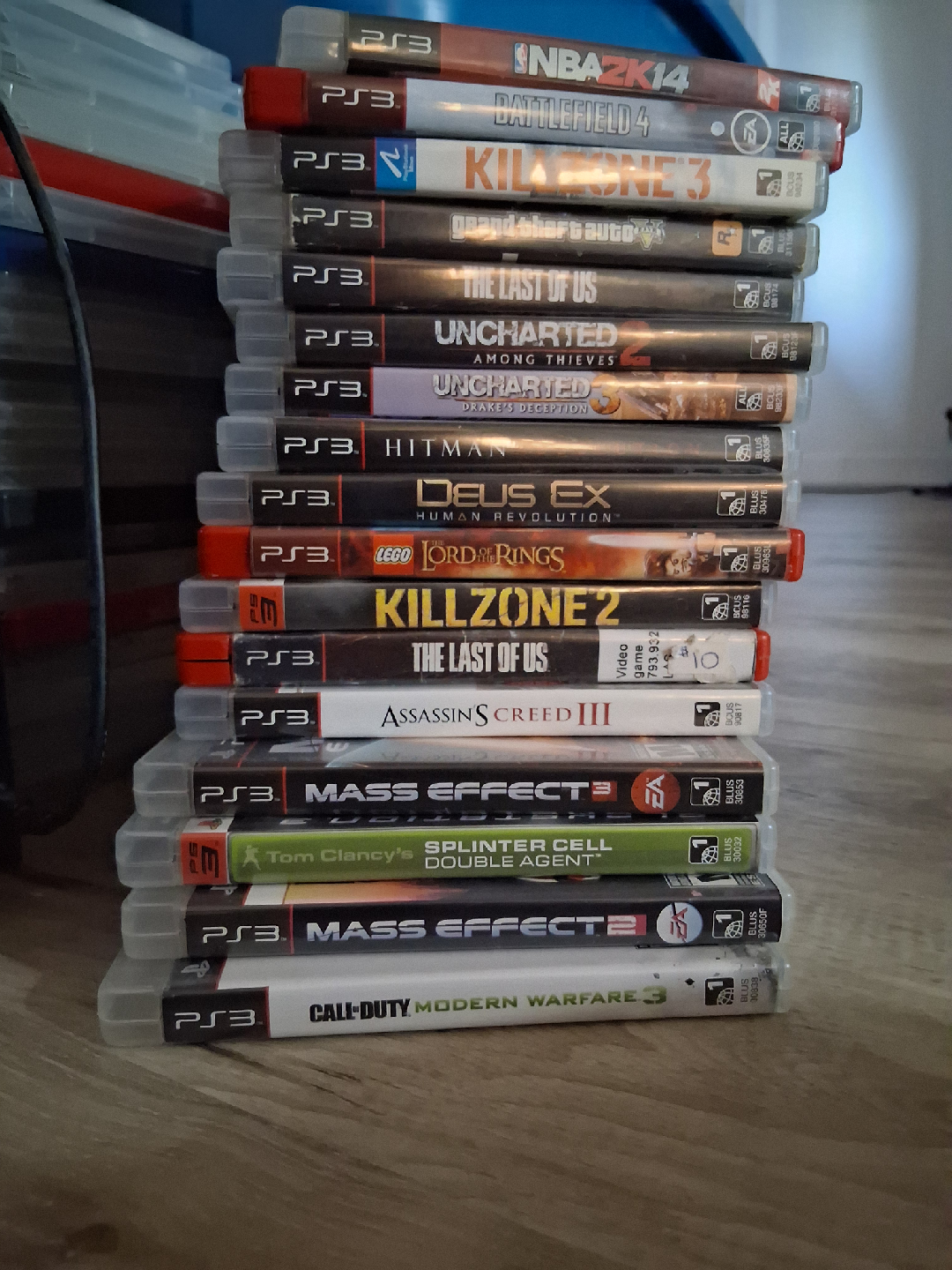 Sony PlayStation 3 Console with Games and Controllers - photo 4
