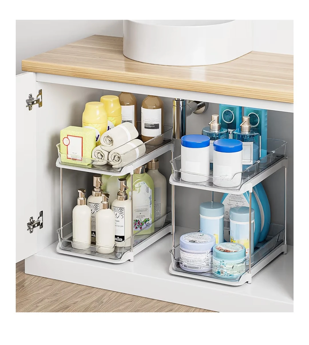 2 pack under sink organizers*new*
