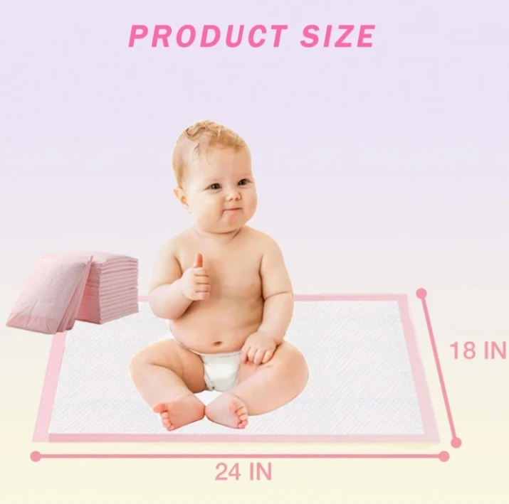 NEW!   BDGOLE Baby Changing Pads - 24" x 18" (2 for $30) - photo 2