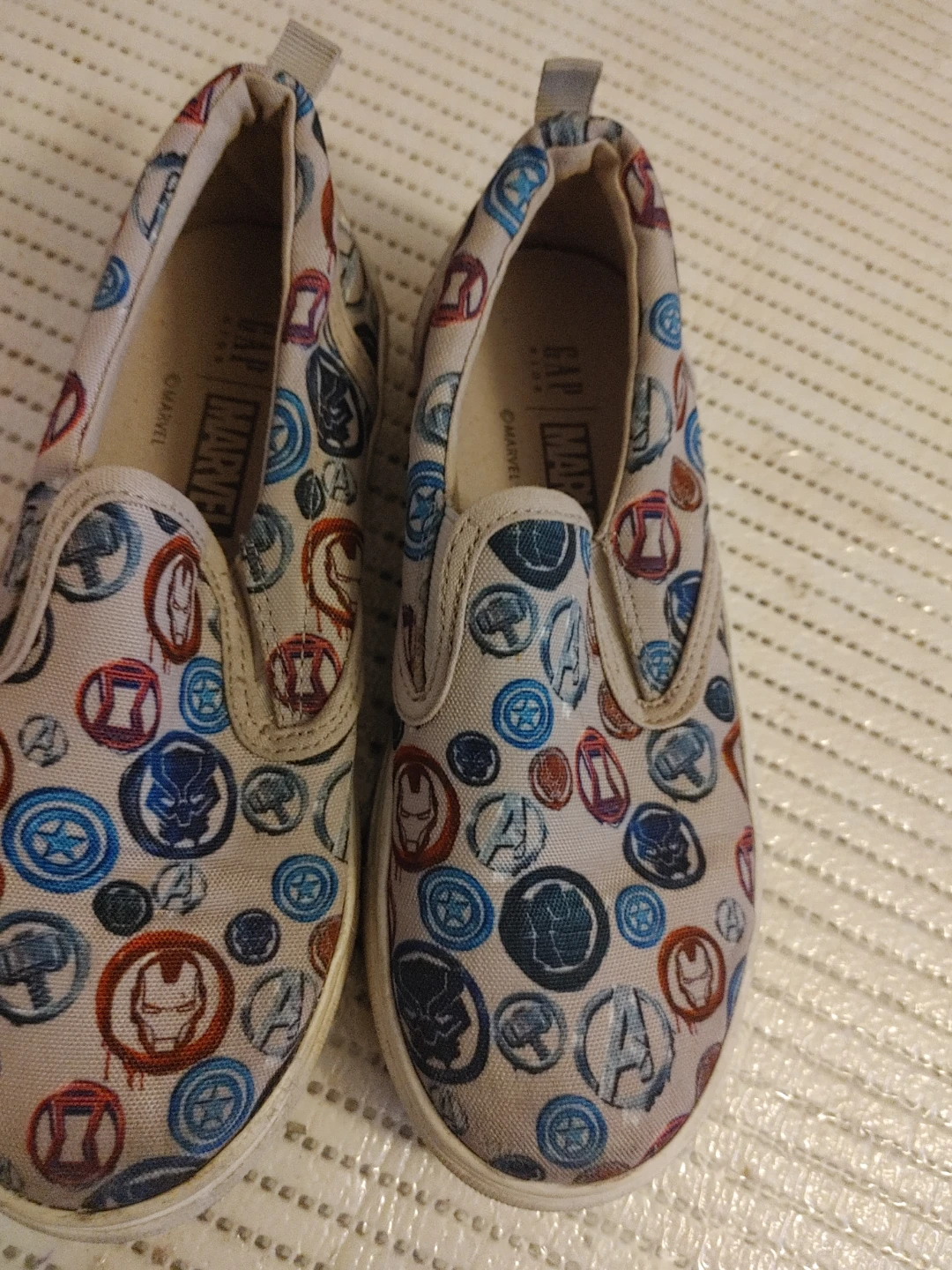 GAP Kids Marvel Slip-On Shoes size 13