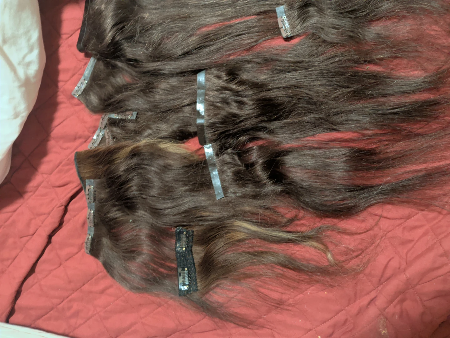Clip-in Hair Extensions - Dark Brown