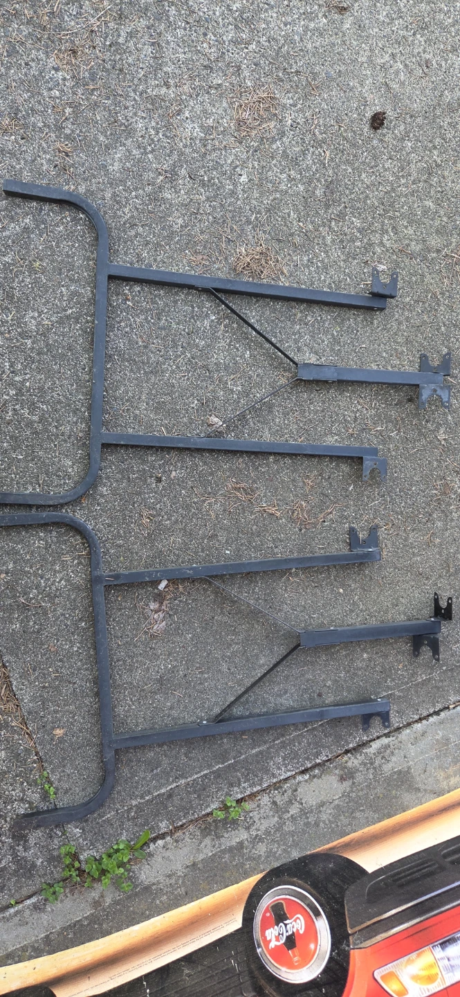 Set of Metal folding table legs