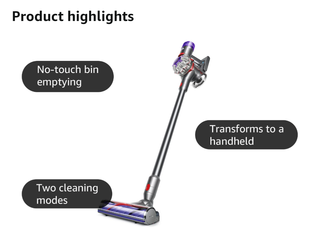 DYSON V8 Cordless Stick Vacuum Cleaner - photo 4