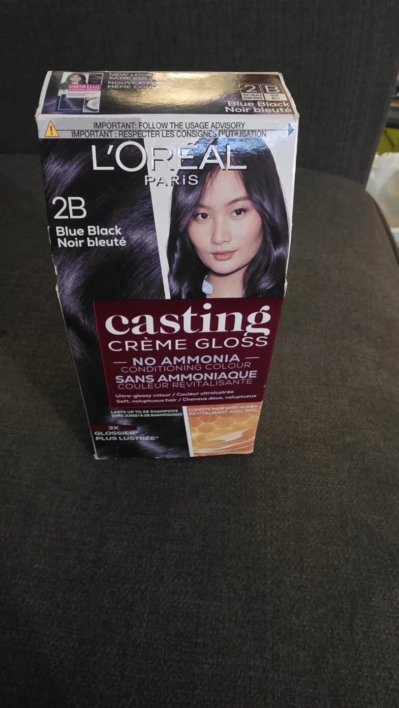 L'Oréal Paris Casting Crème Gloss Hair Colour - 2B Blue Black