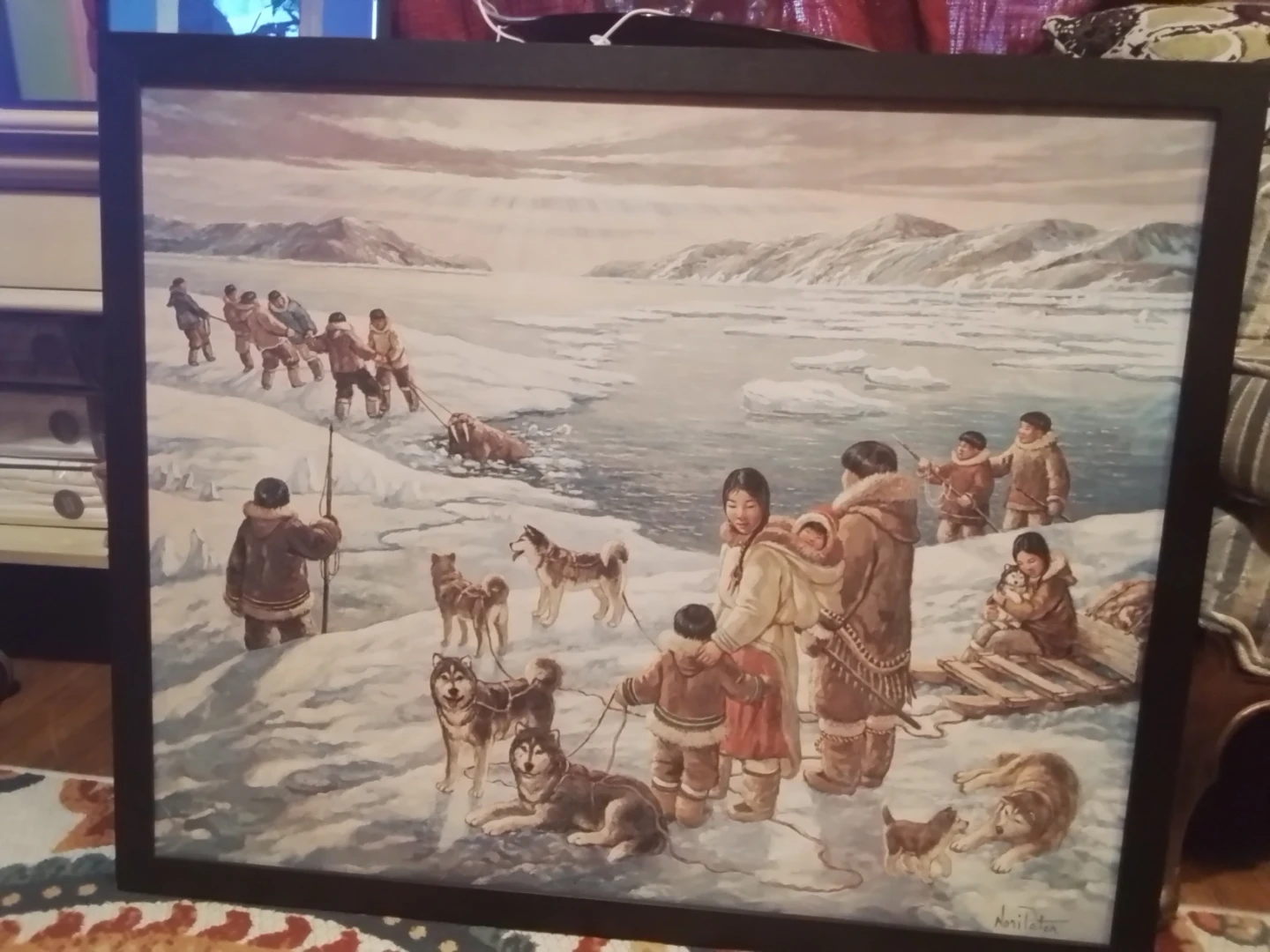 Nori Peter "The Providers" Textured Artagraph Framed Canvas - photo 2