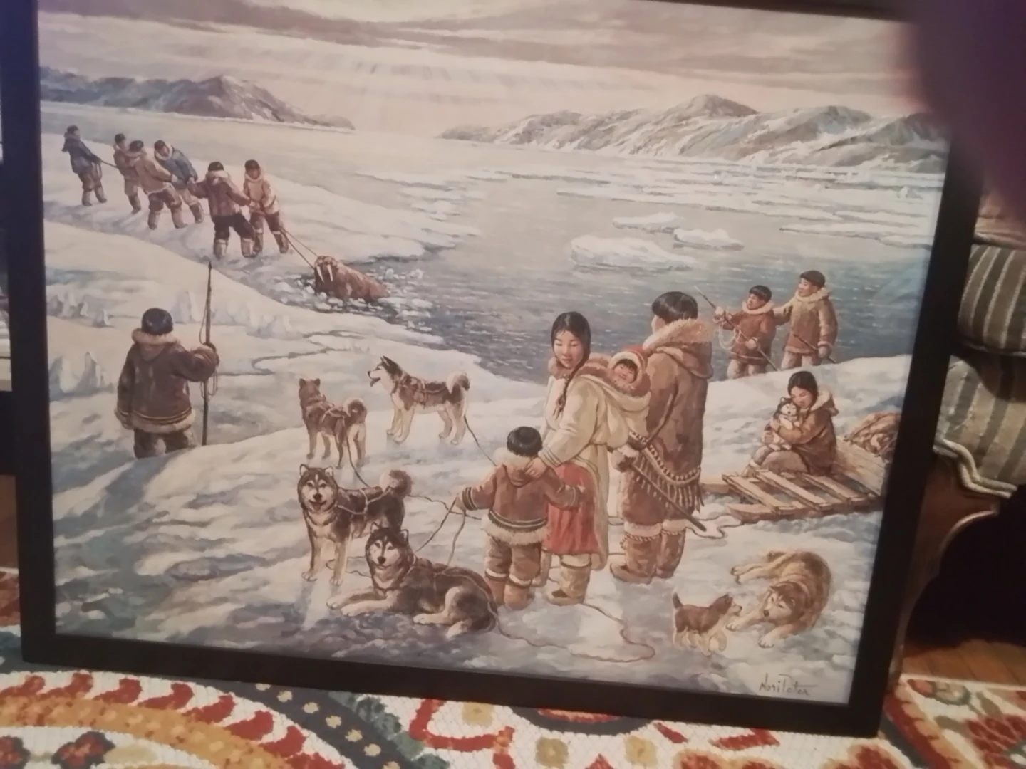Nori Peter "The Providers" Textured Artagraph Framed Canvas - photo 3