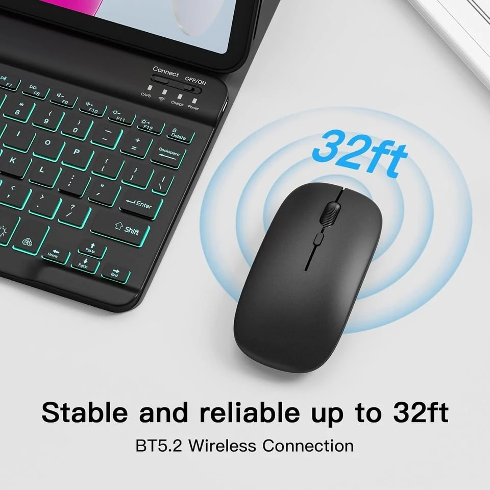 Wireless Keyboard and Mouse Combo for iPad 11th Gen (2022) - photo 2