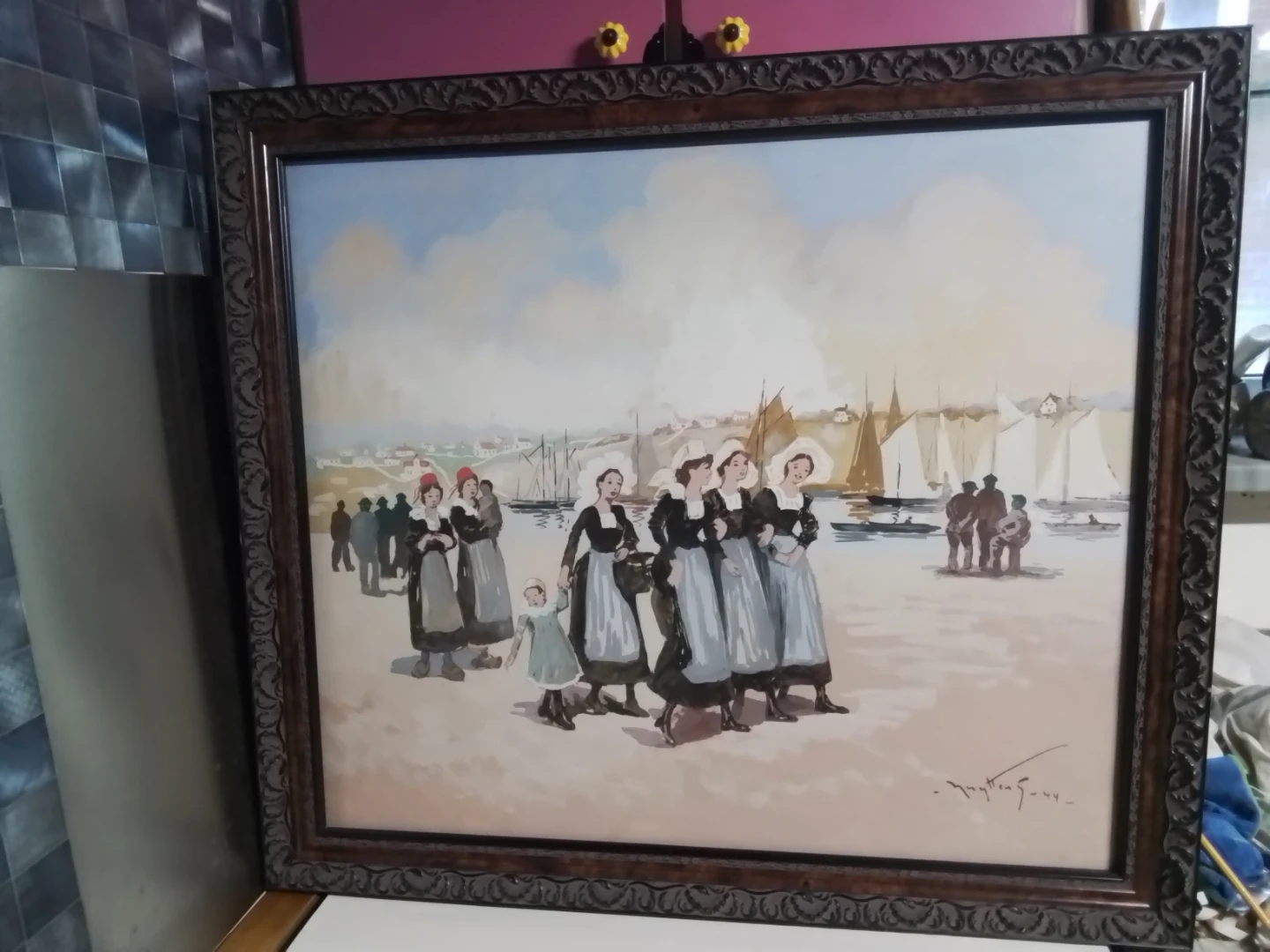 "The Breton Procession" (1944) by Josef Pierre Nuyttens - photo 2