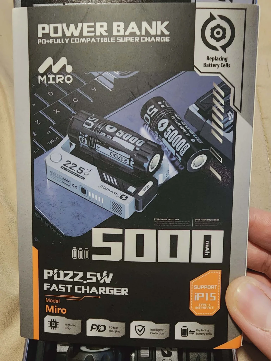 Miro Power Bank 5000mAh Fast Charger - photo 2