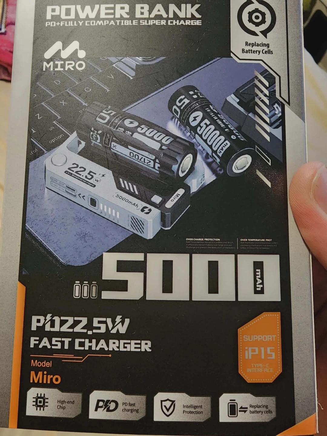 Miro Power Bank 5000mAh Fast Charger - photo 4
