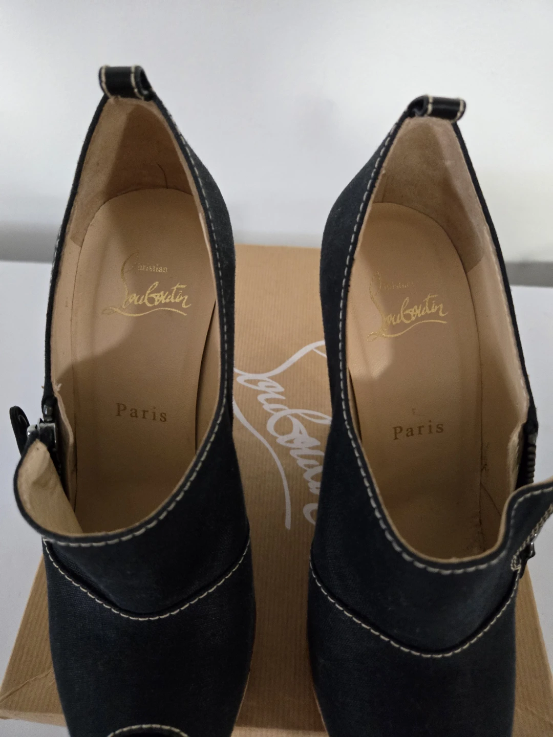 Christian Louboutin "Deroba 2 140" Cork Wedge Heels - photo 4