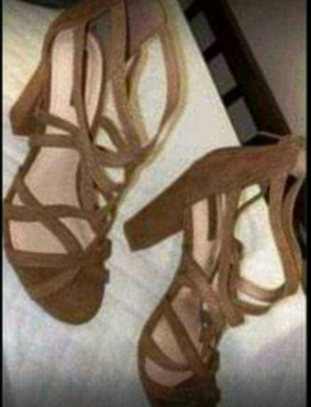 Brown Strappy Gladiator Sandals