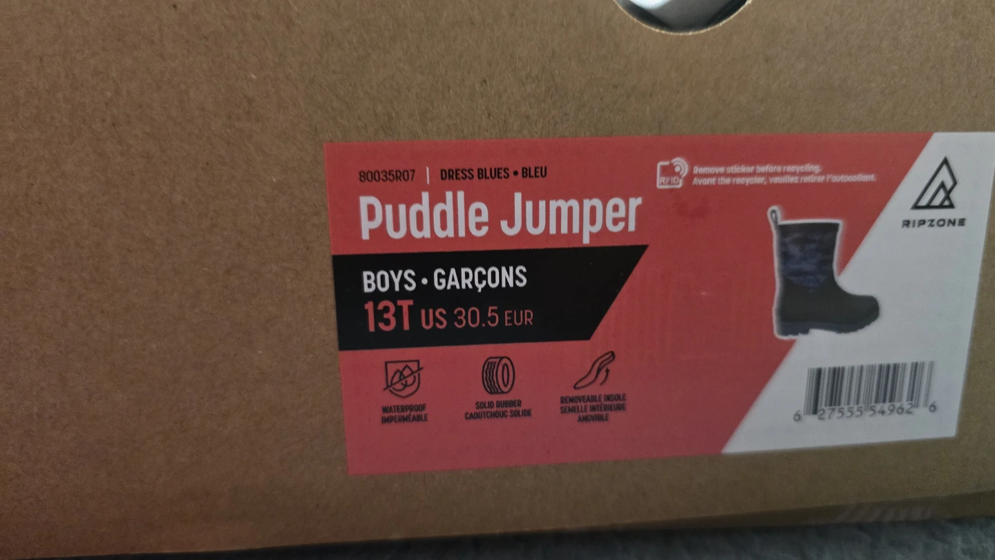 Ripzone Puddle Jumper Boots Boys 13T US 30.5 EUR - photo 3