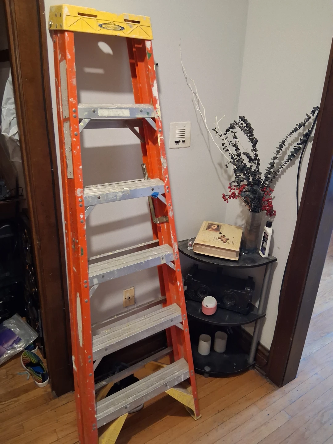 Werner Orange Fiberglass Ladder