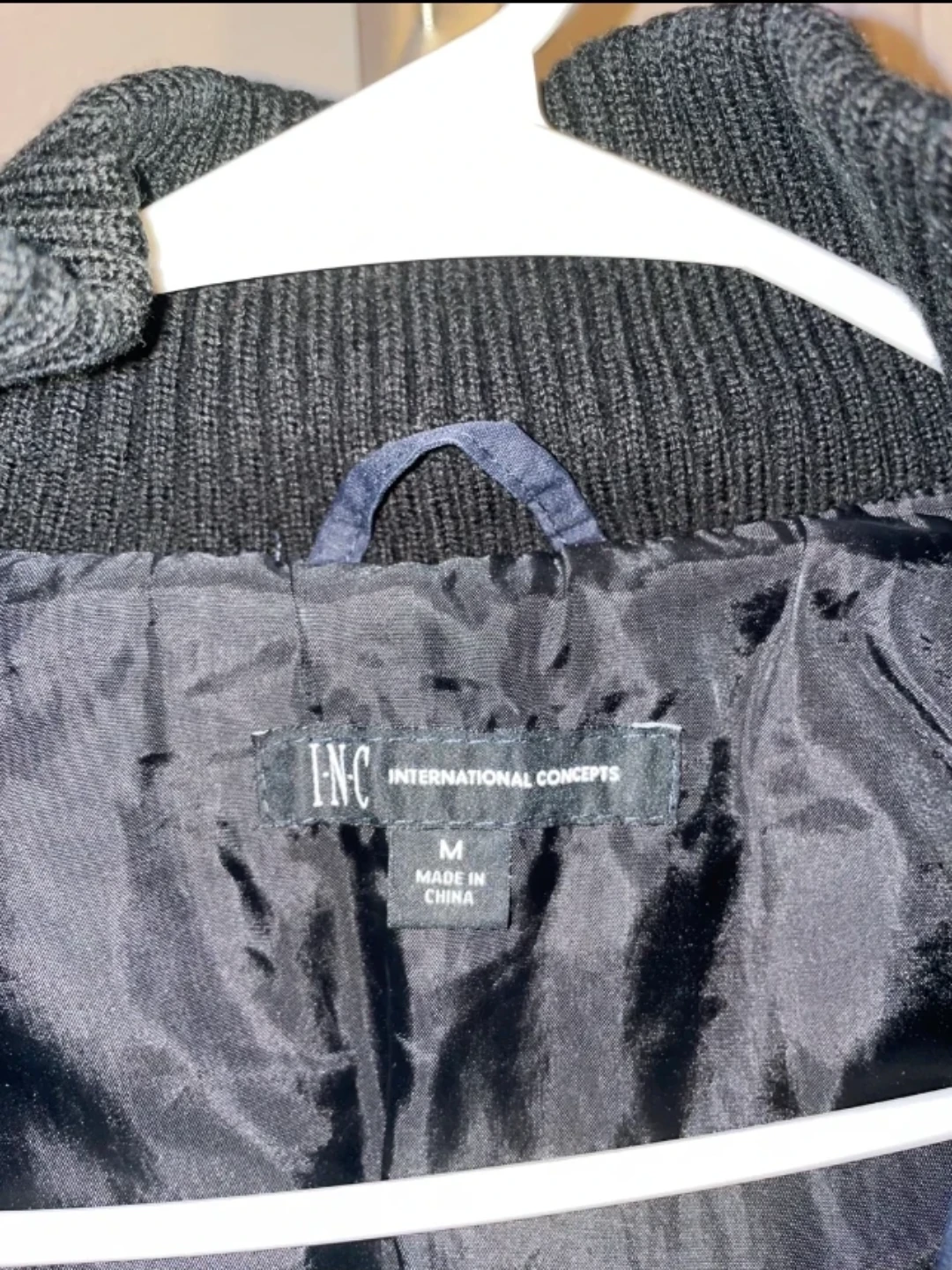 Navy Blue Puffer Coat size: M - photo 3