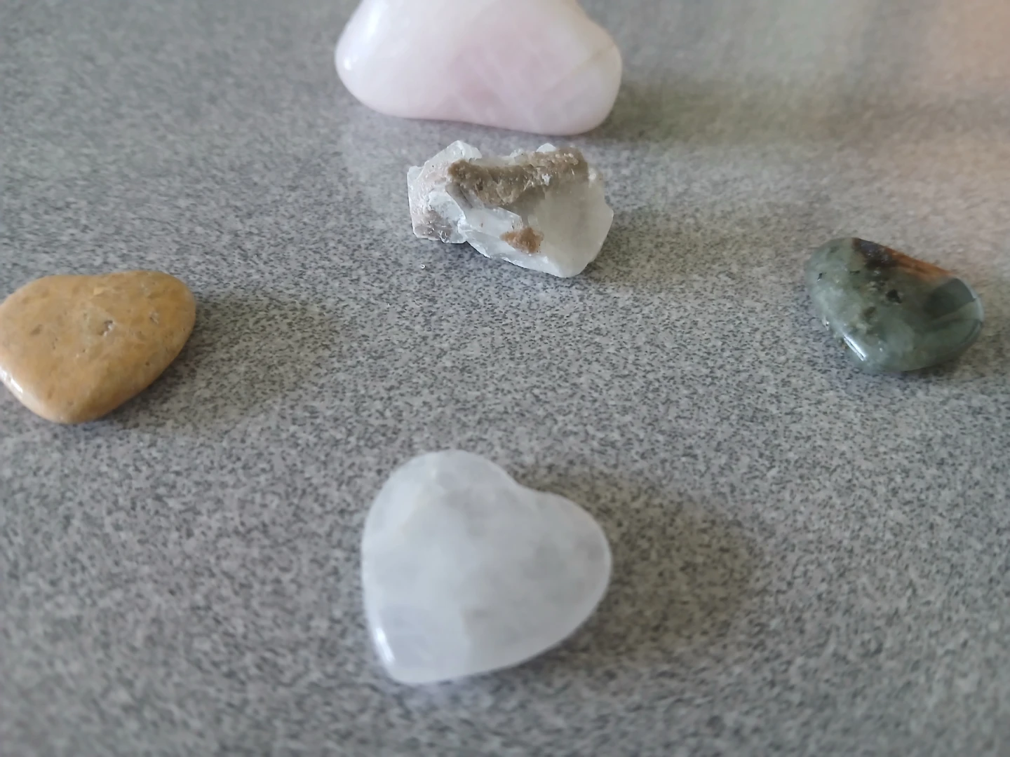 Set of crystals