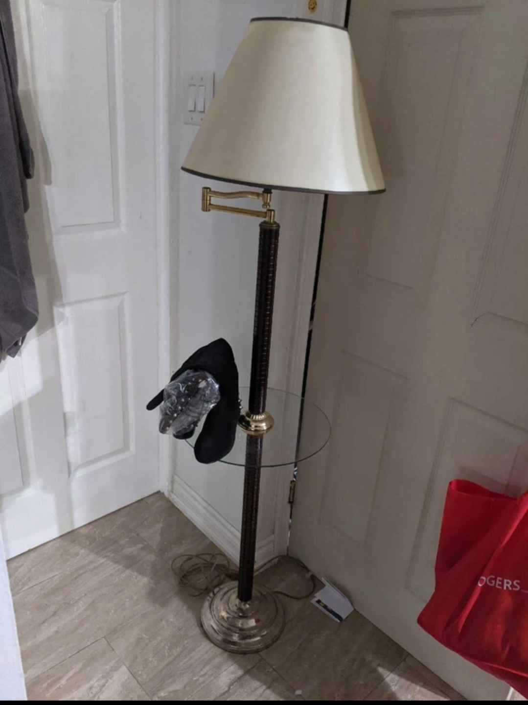 Art Deco French Adjustable Floor Lamps