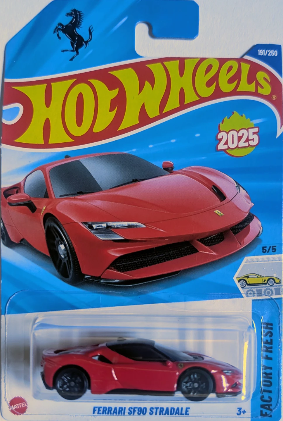 Hot Wheels '25: Ferrari SF90 Stradale (Red)