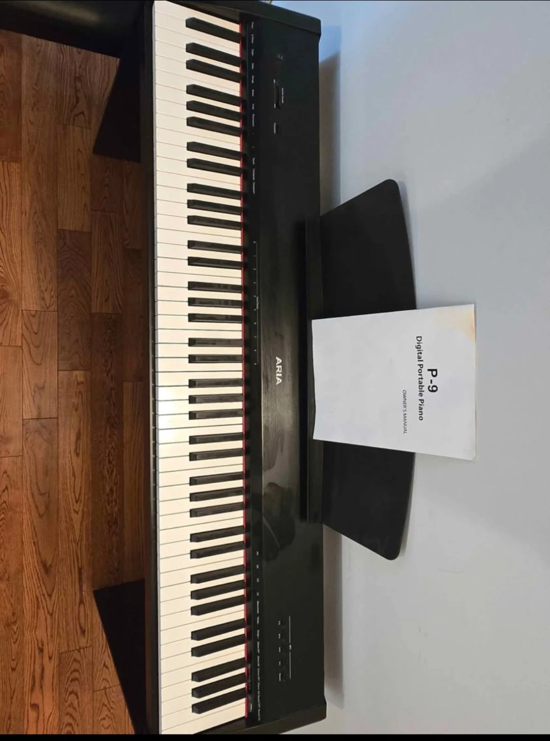 Aria P-9 Digital Portable Piano with Bench and Pedals