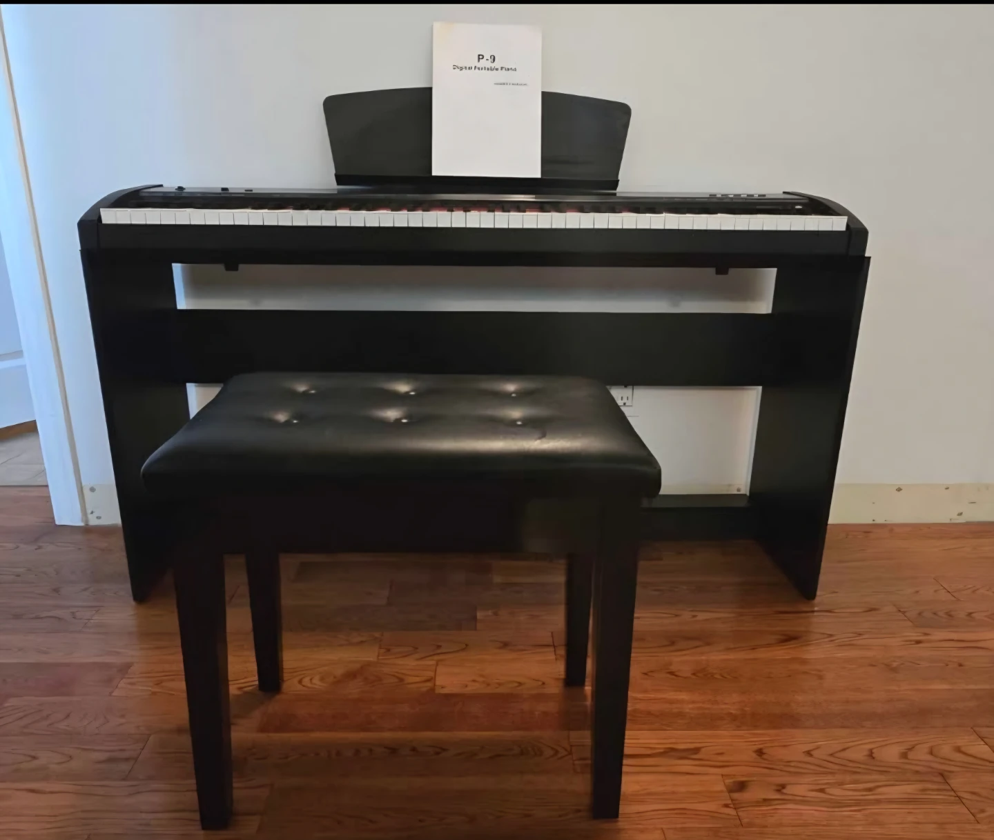Aria P-9 Digital Portable Piano with Bench and Pedals - photo 3