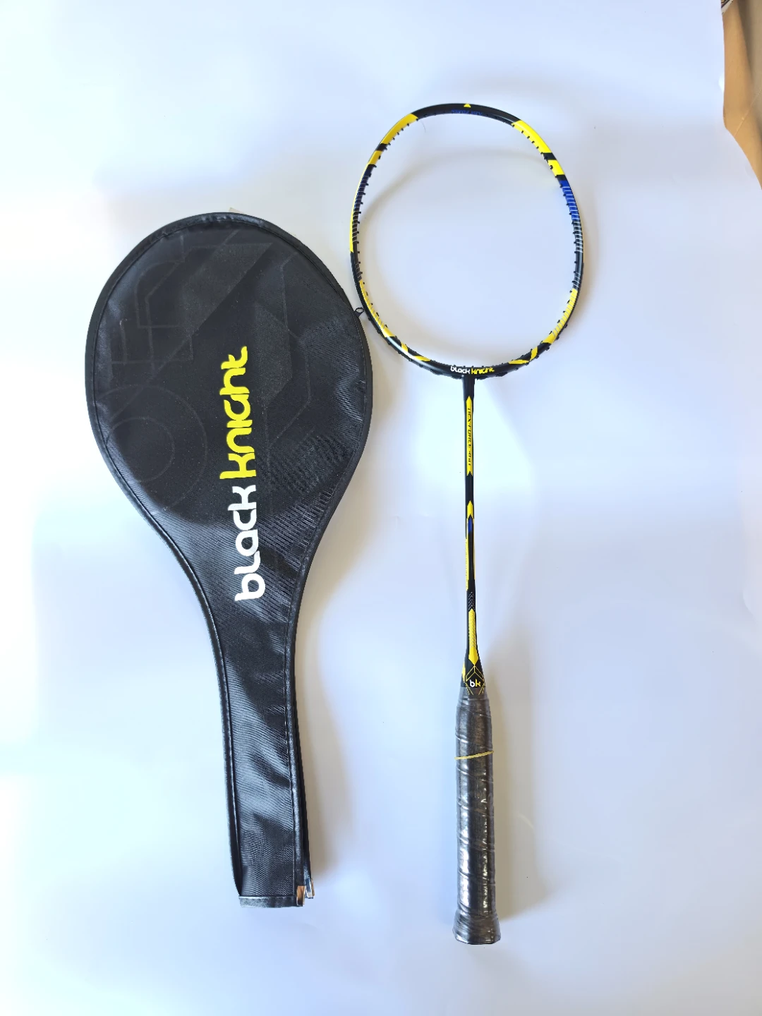 Black Knight Badminton Racquet with Ashaway ZyMax 69 Fire String - photo 2