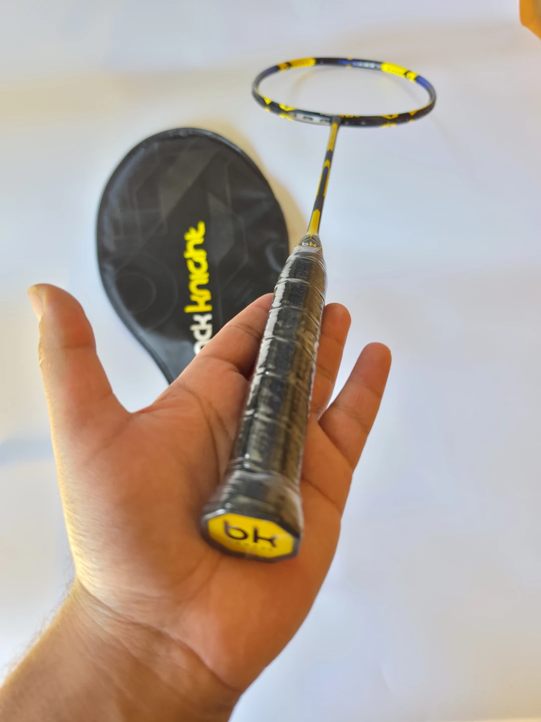Black Knight Badminton Racquet with Ashaway ZyMax 69 Fire String - photo 4