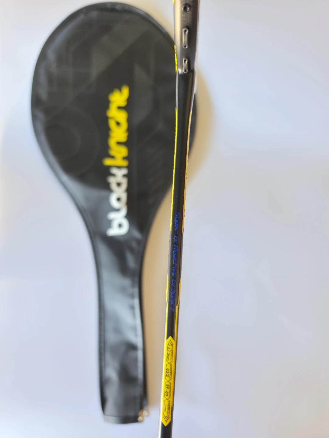 Black Knight Badminton Racquet with Ashaway ZyMax 69 Fire String - photo 5